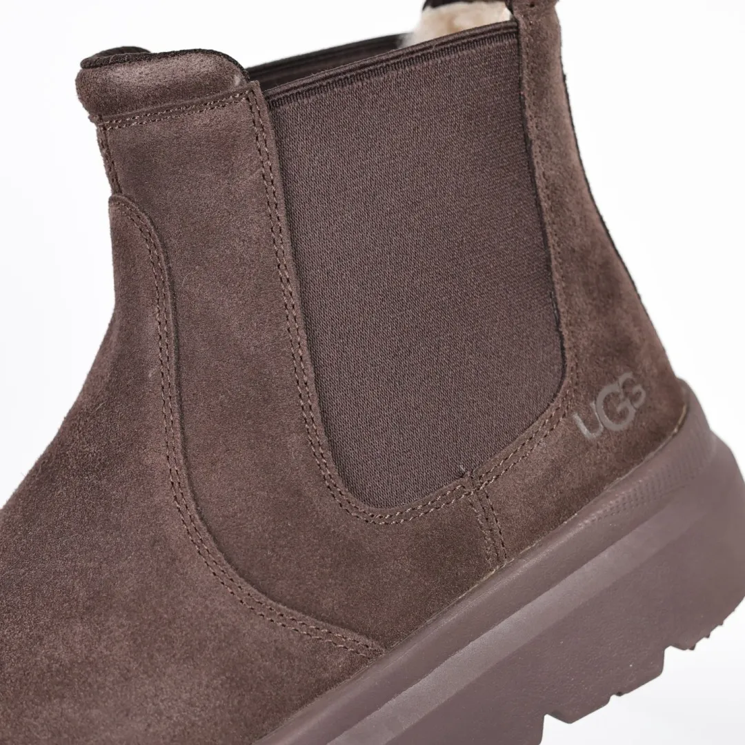 Copywriting price 💰680 The core recommendation is good price. The platform's foreign trade is exclusively for UGG Burleigh Chelsea Chelsea men's high-top snow boots 1152050. Produced by the ten-year-old brand shoemaking factory production line. Pay attention to every detail. Longfeng A-grade genuine sheep fur is integrated. It is built in full compliance with the ZP process. Size: 39 40 41 42 43 44 45